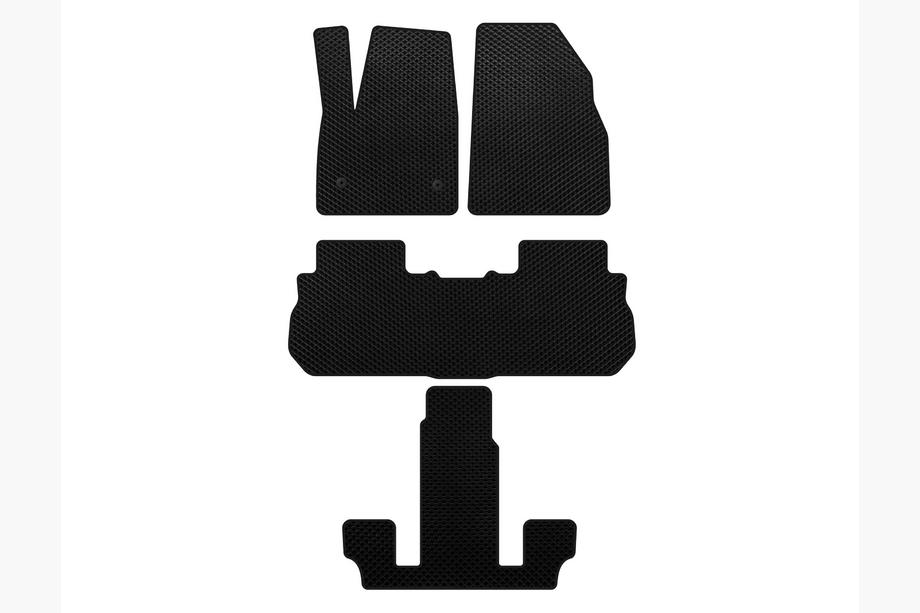 GMC Acadia 2017- Alfombrillas EVA (3 Filas, 2017-2019, Negro) Image
