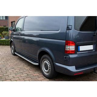Estribos Laterales Tayga Grey (2 uds., Aluminio) Volkswagen T5 Transporter 2003-2010 foto 1
