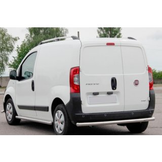 Protector Trasero Acero Inoxidable Fiat Fiorino/Qubo 2008-2024 foto 1