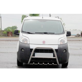 Defensa Delantera WT006 (Acero Inoxidable) Fiat Fiorino/Qubo 2008-2024 foto 1