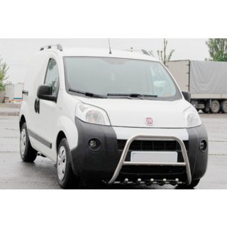 Defensa Delantera WT006 (Acero Inoxidable) Fiat Fiorino/Qubo 2008-2024 foto 2