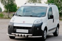 Fiat Fiorino/Qubo 2008-2024 Defensa Delantera Shark Acero Inoxidable foto 3