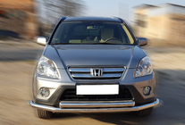 Honda CRV 2001-2006 Defensa Delantera ST014 (Acero Inoxidable) foto 1