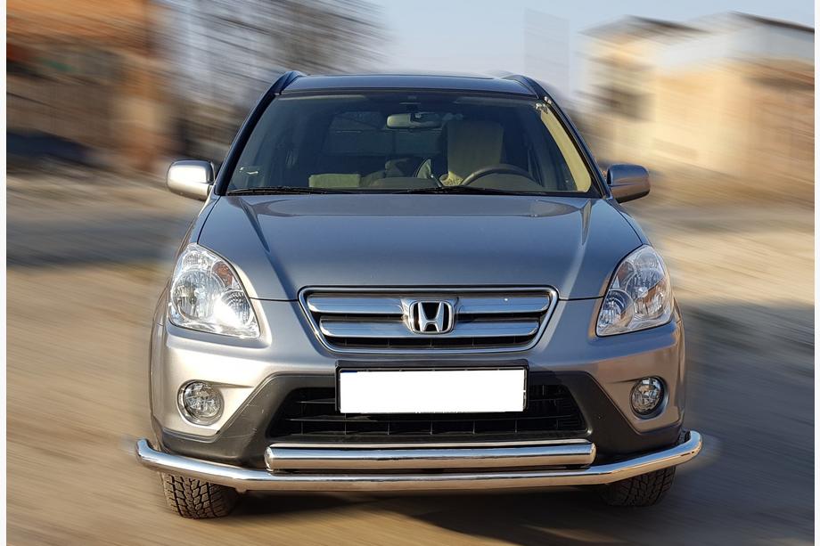 Honda CRV 2001-2006 Defensa Delantera ST014 (Acero Inoxidable) Image