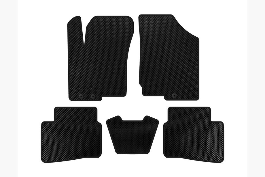 Kia Forte 2008–2024 Alfombrillas EVA (2008-2012, Negro) Foto 1