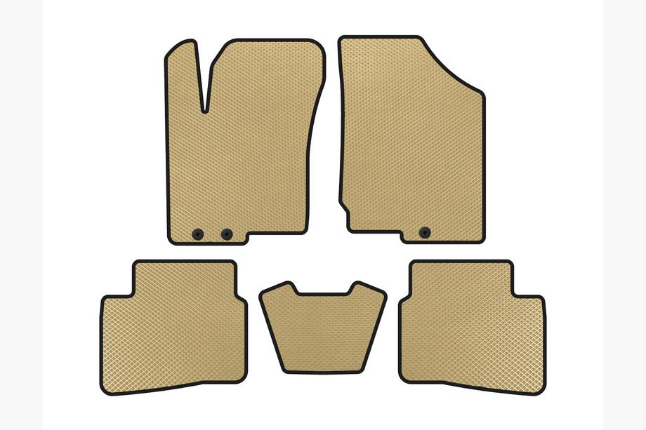 Kia Forte 2008–2024 Alfombrillas EVA (2008-2012, Beige) Image
