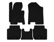Kia Forte 2008–2024 Alfombrillas de moqueta Deluxe (2012-2016, Negro) foto 1