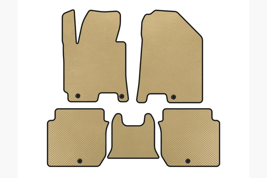Kia Forte 2008–2024 Alfombrillas EVA (2016-2018, Beige) Image