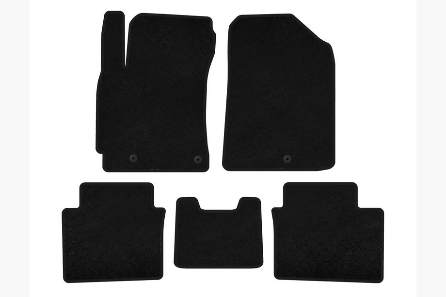 Kia Forte 2008–2024 Alfombrillas de tela Premium (2018-2021, Negro) Image