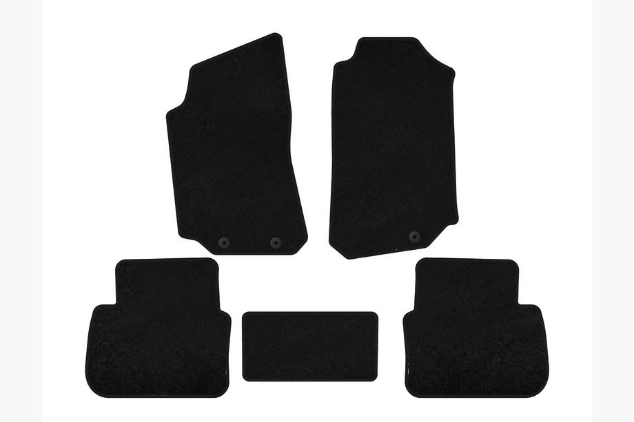 Saab 9-5 1997-2010 Alfombrillas de moqueta Classic (negras) Image