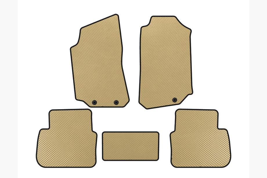 Saab 9-5 1997-2010 Alfombrillas EVA (Beige) Image
