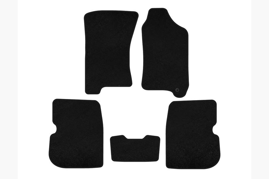 Subaru Forester 1997-2002 Alfombrillas de moqueta Premium (Volante a la derecha, Negro) Image