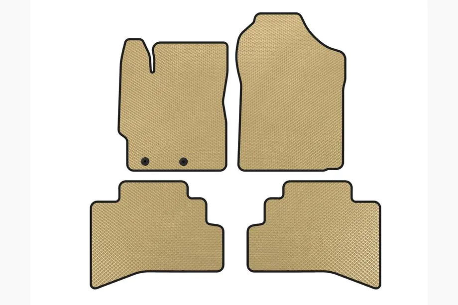 Toyota Prius C 2012-2019 Alfombrillas EVA (Beige) Image