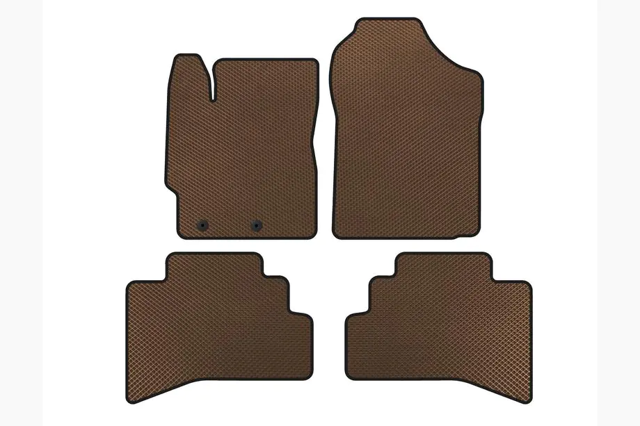 Toyota Prius C 2012-2019 Alfombrillas EVA (Marrón) Image