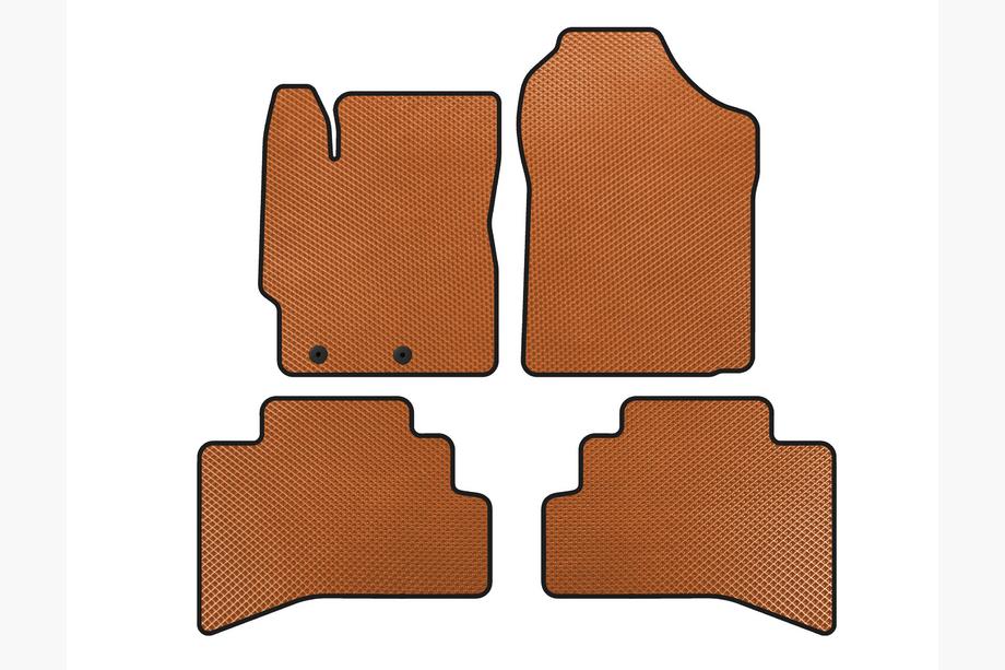 Toyota Prius C 2012-2019 Alfombrillas EVA (Naranja) Image