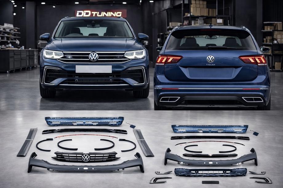 Volkswagen Tiguan 2016-2023 Kit de carrocería completo R-Line (para 2021-2023) Foto 1