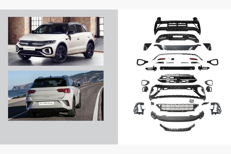 Volkswagen T-Roc 2017-2025 Kit de carrocería completo R-Line (Para 2022+) Image