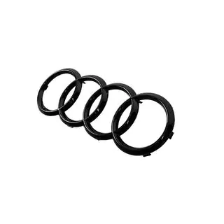 Emblema delantero Audi Black (285 mm x 100 mm) foto 2