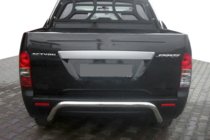 SsangYong Action 2005-2018 Defensa Trasera AK006 (Acero Inoxidable) foto 1