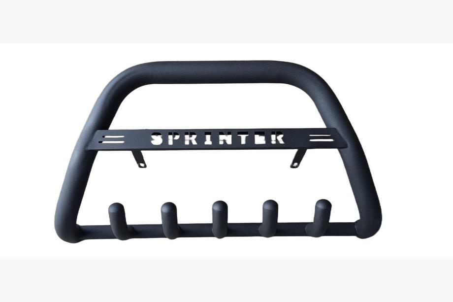 Mercedes Sprinter W901/902/903/904/905 1995–2006 Defensa Delantera Black WT004 (Acero Inoxidable) 1995-2000 Foto 2