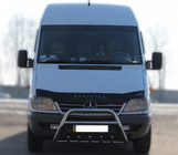Mercedes Sprinter W901/902/903/904/905 1995–2006 Defensa Delantera WT003 (Acero Inoxidable) foto 1