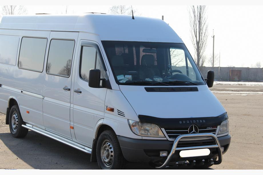 Mercedes Sprinter W901/902/903/904/905 1995–2006 Defensa Delantera WT003 (Acero Inoxidable) 1995-2000 Foto 3