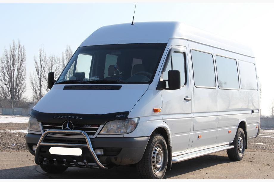 Mercedes Sprinter W901/902/903/904/905 1995–2006 Defensa Delantera WT003 (Acero Inoxidable) 1995-2000 Foto 4
