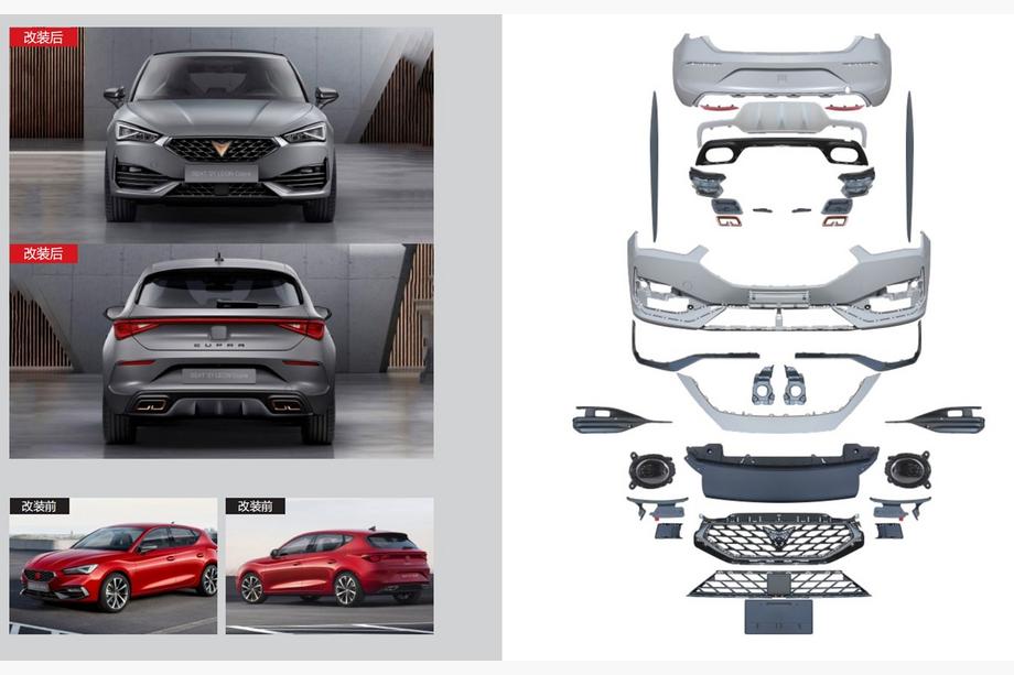 Seat Leon 2020- Kit de carrocería Cupra Image