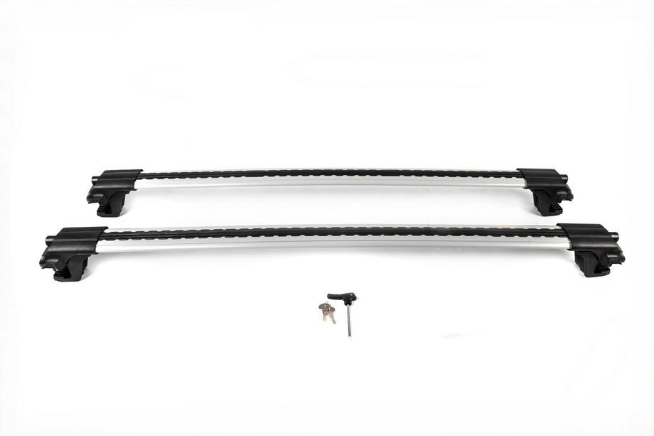 Dacia Duster 2008-2018 Barras de techo transversales para rieles Turtle (2 uds) Foto 1