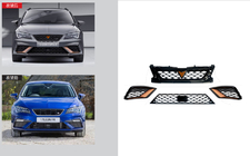 Seat Leon 2013-2020 Juego de rejillas Cupra R (Para 2017-2020 FR) foto 1