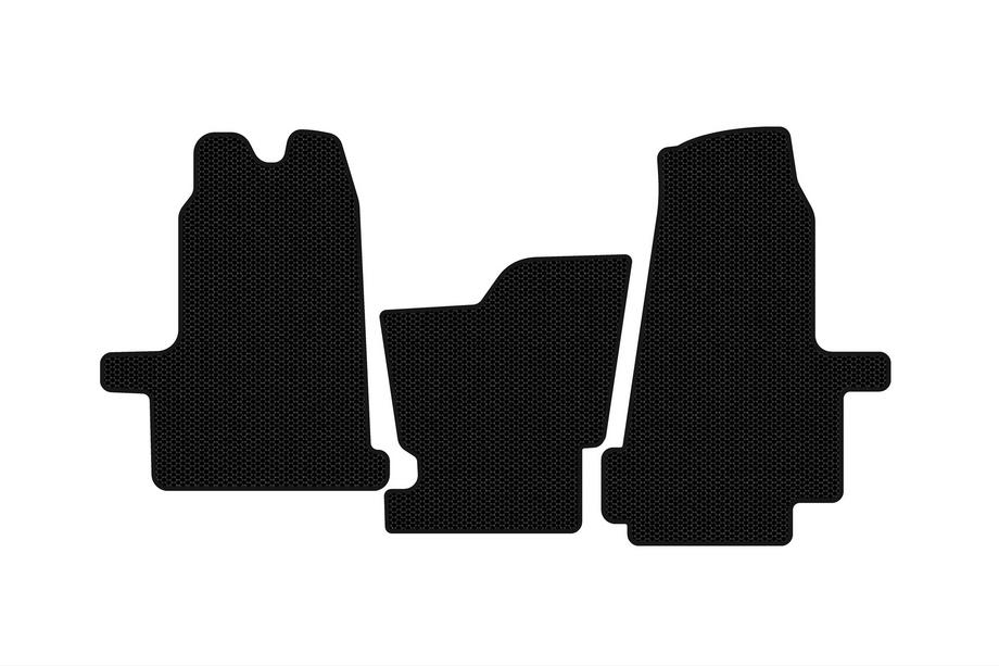 Ford Transit 2000–2014 Alfombrillas de goma Carsuit (2000-2006, automatico, negras) Image