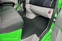 Volkswagen Crafter 2006-2016 Alfombrillas de Goma Carsuit V1 (Negras) foto 2
