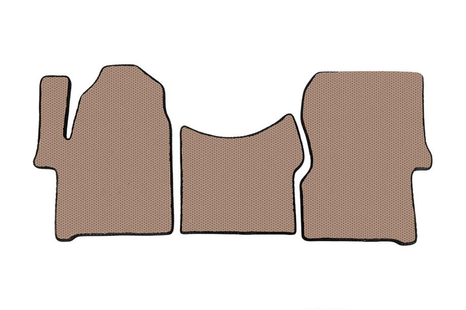 Volkswagen Crafter 2006-2016 Alfombrillas de Goma Carsuit V3 (Beige) Foto 1