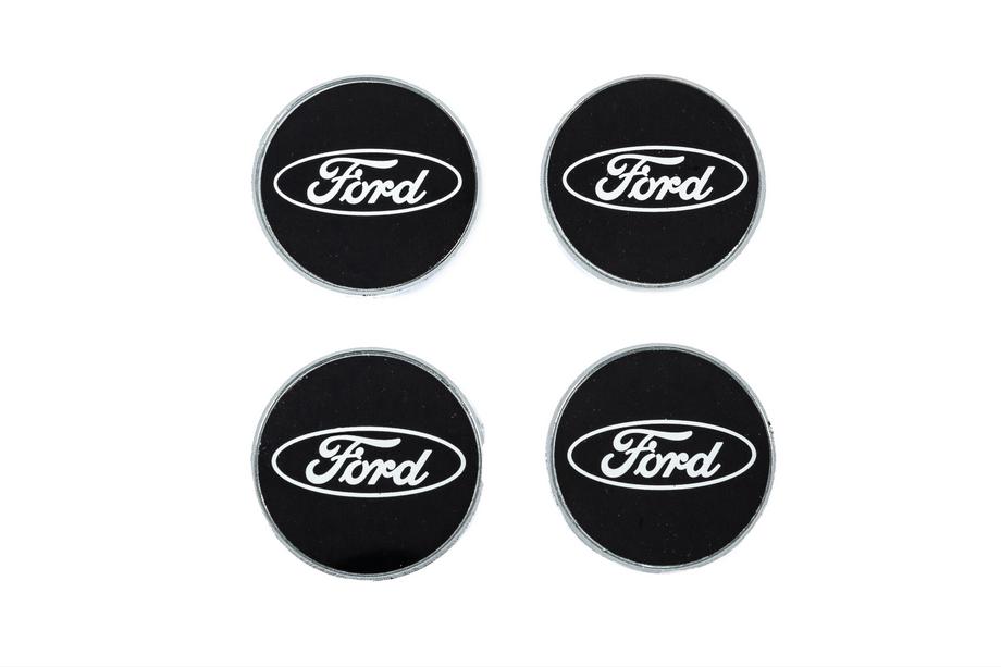 Ford Tapacubos centrales 54.5/50mm negros (juego de 4) Image