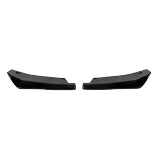 Extensiones universales de faldones laterales Flap Tipo-A (2 uds, negro brillo, plástico ABS) foto 1