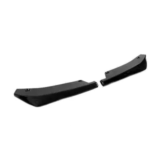 Extensiones universales de faldones laterales Flap Tipo-A (2 uds, negro brillo, plástico ABS) foto 4