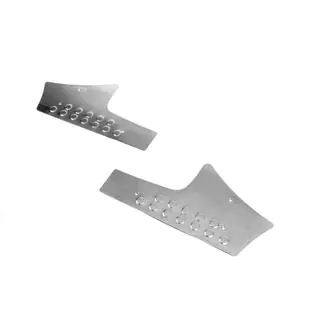 Cubiertas traseras de umbral interior OmsaLine acero inoxidable Citroen Berlingo 2008-2018 foto 2