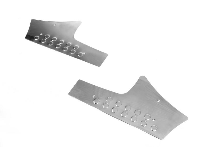 Citroen Berlingo 2008-2018 Cubiertas traseras de umbral interior OmsaLine acero inoxidable Foto 2