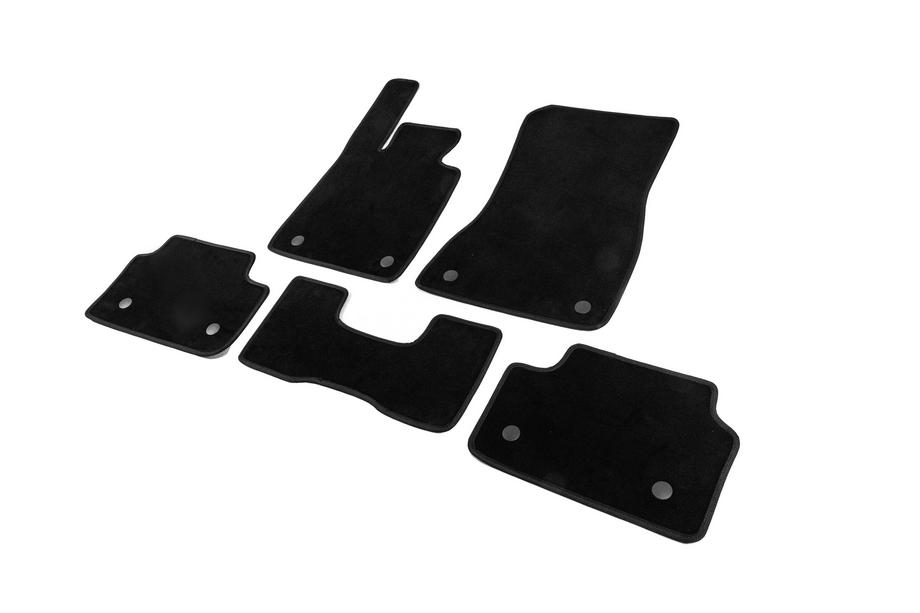 BMW 5/i5 Series G60/G60E/G61 2023- Alfombrillas de moqueta Classic (Para G60/61, Negro) Foto 2