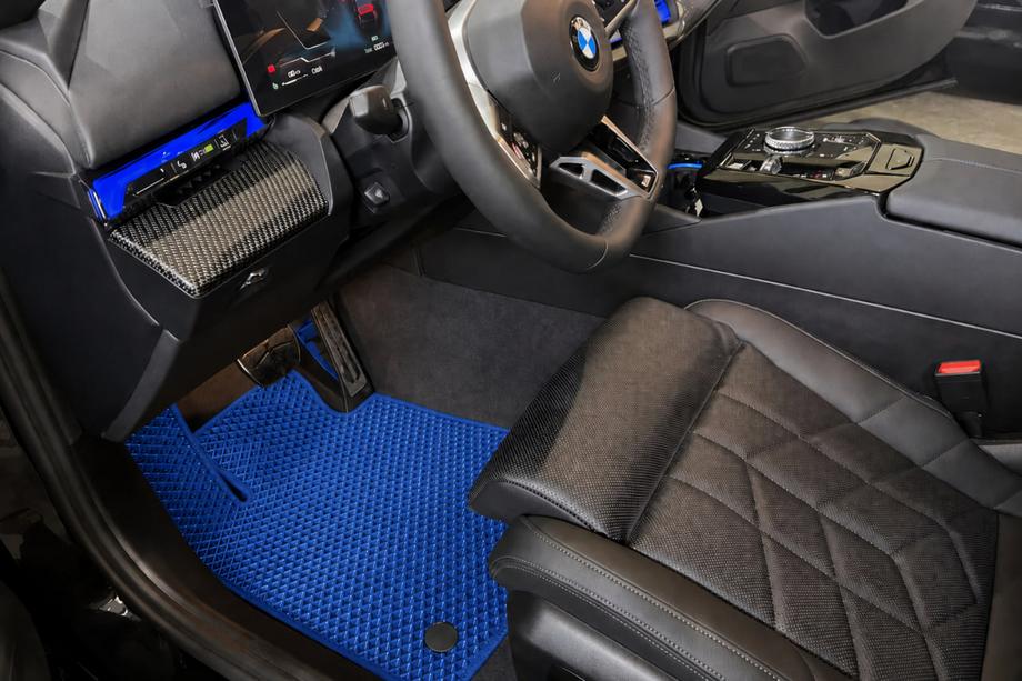 BMW 5/i5 Series G60/G60E/G61 2023- Alfombrillas EVA (Para G60/61, Azul) Foto 1
