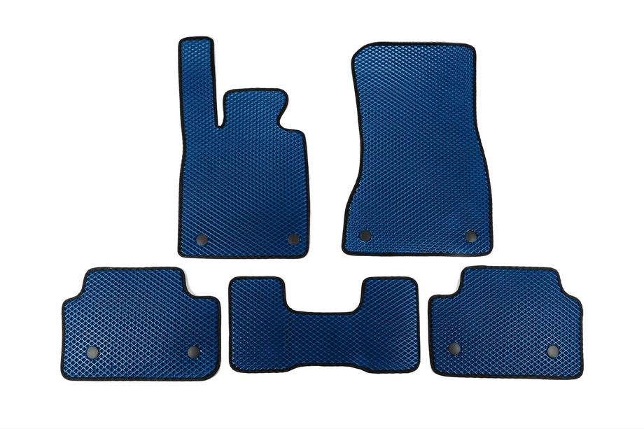 BMW 5/i5 Series G60/G60E/G61 2023- Alfombrillas EVA (Para G60/61, Azul) Foto 4