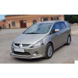 Defensa Delantera ST014 (Acero Inoxidable) Mitsubishi Grandis 2003-2011 foto 2