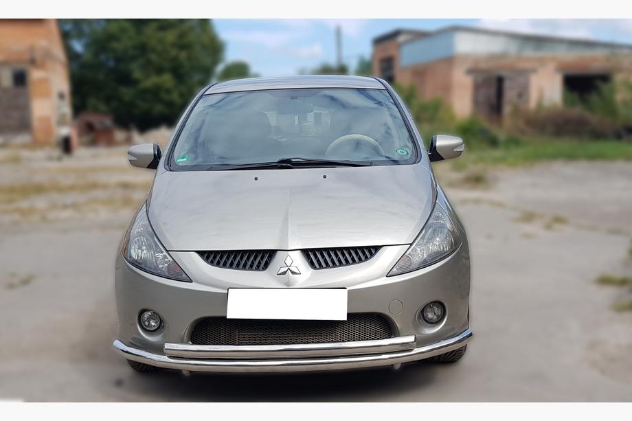 Mitsubishi Grandis 2003-2011 Defensa Delantera ST014 (Acero Inoxidable) d60/42 Image