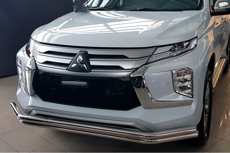 Mitsubishi Pajero Sport 2015- Defensa Delantera F3-60 (2020+, Acero Inoxidable) Foto 1