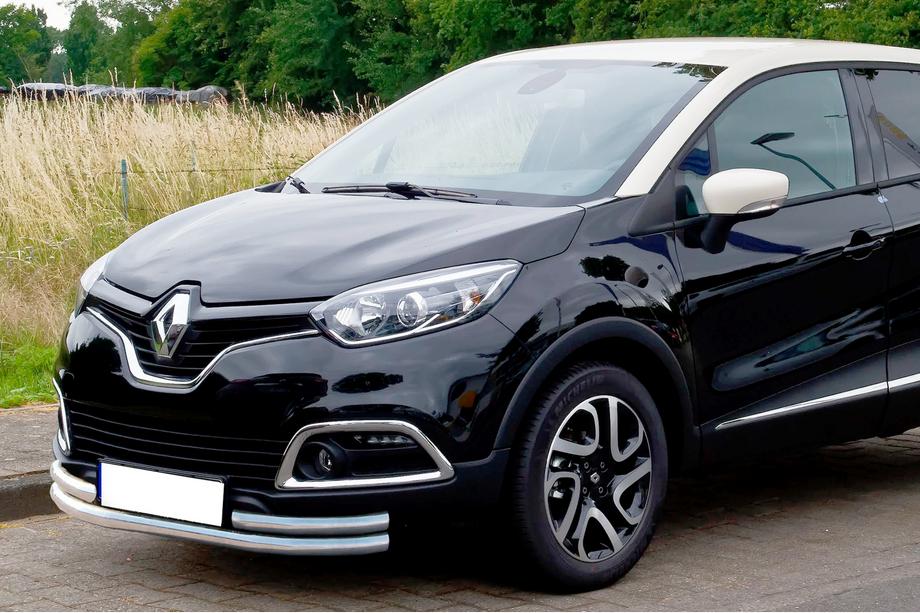 Renault Captur 2013-2019 Defensa Delantera ST085 Acero Inoxidable Image