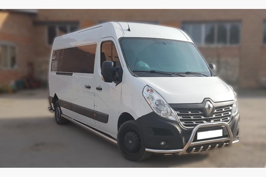 Renault Master 2011-2023 Defensa delantera WT003-Exlusive (acero inoxidable) Image