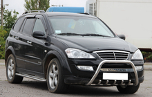 SsangYong Kyron 2005-2014 Defensa Delantera WT004 Acero Inoxidable foto 2