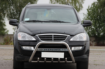 SsangYong Kyron 2005-2014 Defensa Delantera WT004 Acero Inoxidable foto 1