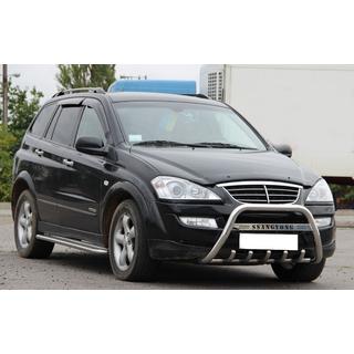 Defensa Delantera WT004 Acero Inoxidable SsangYong Kyron 2005-2014 foto 2