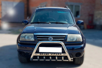 Suzuki Vitara 1998-2006 Defensa Delantera WT004 Acero Inoxidable foto 1